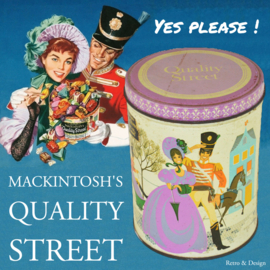 Lata vintage "Calle de calidad de Mackintosh"