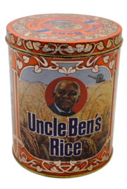 Vintage blik voor rijst 'Uncle Ben's Rice'