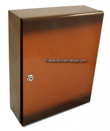 Retro-vintage Brabantia medicine cabinet from the '70s, brown