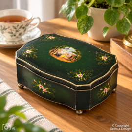 Vintage Douwe Egberts Pickwick Tea Tin – Bekkers Dordrecht – 1950s