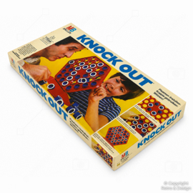 Vintage Knock Out Bordspel (1979) – MB Spellen – Strategisch Denkspel