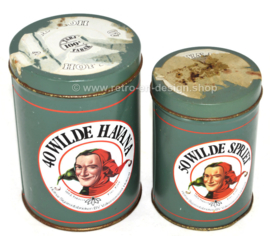 Conjunto vintage de latas de puros para Wilde Havana y Wilde Spriet de Hofnar