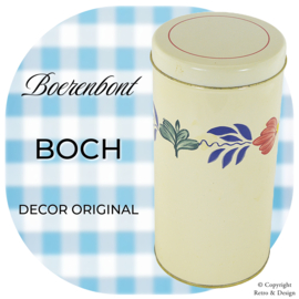 Lata Vintage Boerenbont – Boch, Decor Original