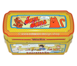 ​Vintage storage tin for WASA crispbread with Jack, Jacky and the Juniors by Jan Kruis