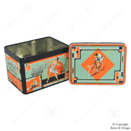 "Dive into Olympic Nostalgia: Beautiful Vintage Van Melle Tin from the 1928 Games!"