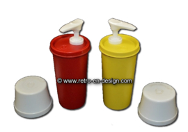 Tupperware Ketchup, Mayonnaise / Senf-Set