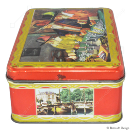 Experience a piece of history with the Vintage Cookie Tin for Zwolse Blauwvingers!