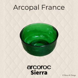 Arcoroc Sierra, groen glaswerk, glazen schaaltjes - kommetjes