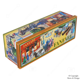 Vintage Fanfare Chocolate Tin - Nostalgic Decoration from the 1980s