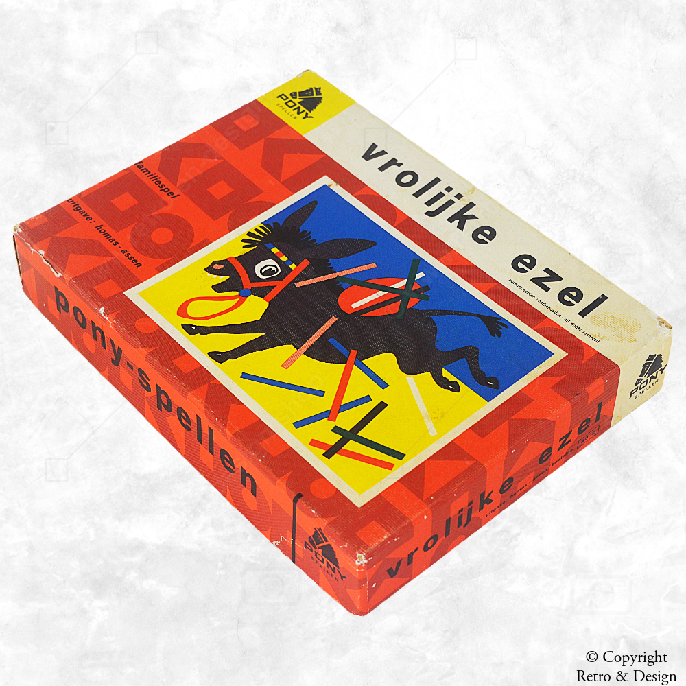 Vrolijke Ezel – Gezelschapsspel van Pony Spellen (1965)