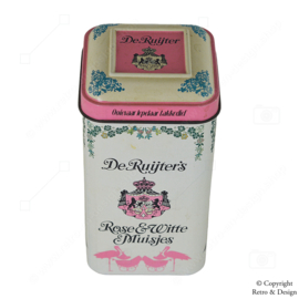 Elegance and Tradition: Vintage Tin for Rose and White "Muisjes" by De Ruijter