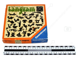 Tangram vintage, puzzle chinois original par Ravensburger 1976