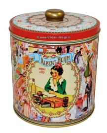 Tin Jar. Albert Heijn 1887.  Retro