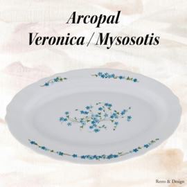 "Plat de service ovale vintage Aropal Veronica : Une pièce intemporelle par Arc International"
