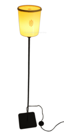 "Starburst" Retro-Vintage Tupperware Stehlampe in gelb