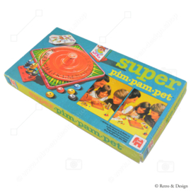 Discover the nostalgia of the classic family game with Super Pim-Pam-Pet by Jumbo!