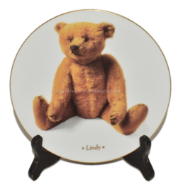 Verzamelaarsbord "Lindy" van DIE TEDDYBÄR Sammlerteller Edition