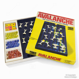 Juego de Canicas Avalanche – Parker – 1965 – Juego de Habilidad Vintage Completo