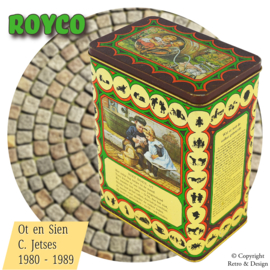 Vintage Royco Soup Tin with Ot and Sien Illustrations - Timeless Nostalgia for the Kitchen