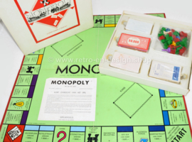 Vintage Monopoly spel uitgebracht door Clipper games & Toys BV