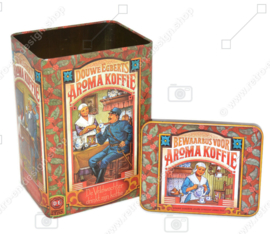 Récipient de stockage Vintage Douwe Egberts pour Aroma Coffee