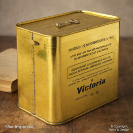 Lata Vintage Victoria de Emergencia – Guerra Fría – Galletas Supervivencia 1961