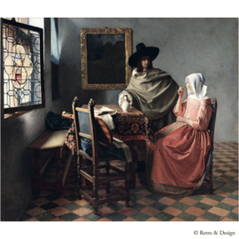 "Vermeer's Meesterwerken in Vintage Stijl: Ontdek dit Prachtige blik van HUS!"