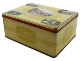 Lata de toffee vintage, Milady Confectionary of Quality