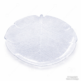 🍃 Arcoroc Aspen Bowl Ø 24 cm – Leaf Shape – Serving Bowl / Plate – Vintage France