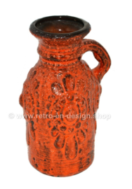 Vintage Carstens Tönnieshof Keramik, Vase mit Griff Modell 7307-23