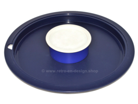 Tupperware Preludio collectie serveerschaal of hapjesschaal zes vaks, blauw