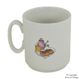 Ensemble de 4 Tasses Vintage Van Nelle - Atmosphère des Années 1920 par Villeroy & Boch