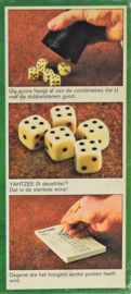 Vintage Yahtzee dobbelspel van MB uit 1976