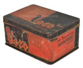 Vintage sigarenblikje VERO 50 Sigaartjes Amarillo  Nº 2120