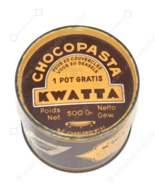 Vintage blik Kwatta chocopasta