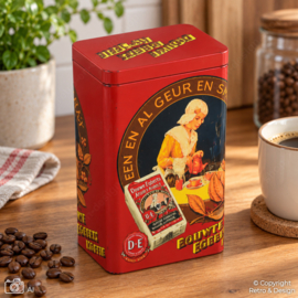 Douwe Egberts retro koffieblik – nostalgische reclame-uitvoering