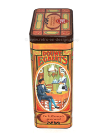 Coffee tin by Douwe Egberts with nostalgic images