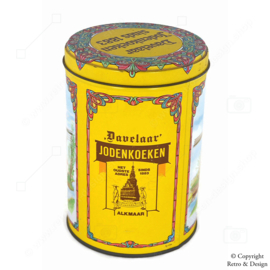 Vintage Tin Davelaar Jodenkoeken with Alkmaar Windmills