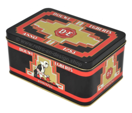 Coffee tin made by Douwe Egberts suitable for a whole pack of coffee