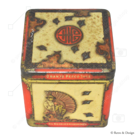 🌟 Vintage Cube à Thé Pecco de Niemeijer - Un magnifique exemple de l'artisanat néerlandais des années 1930 - 1940 ! 🌟