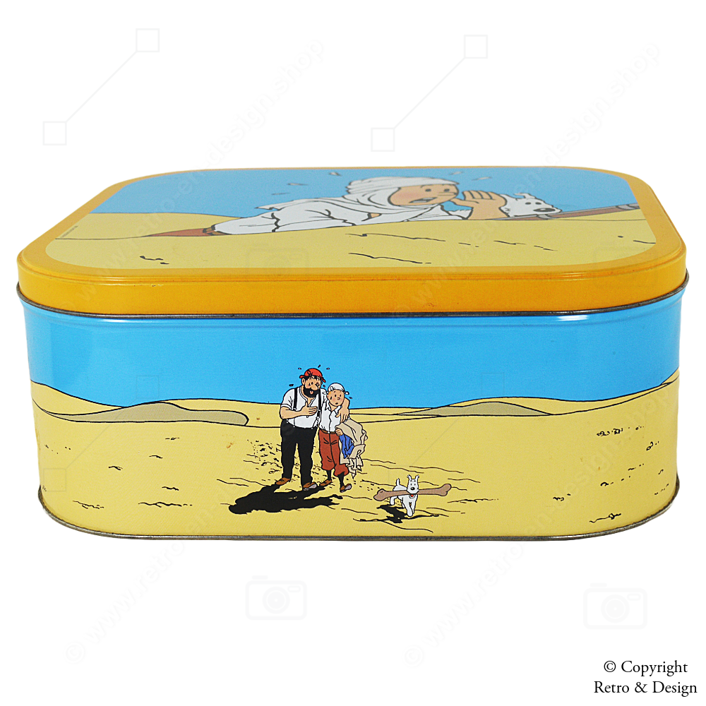 Caja de galletas rara de Tintín – El Cangrejo de las Pinzas de Oro