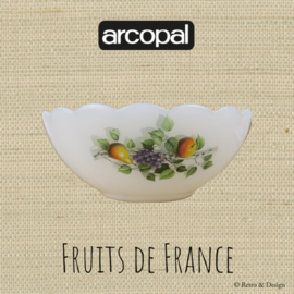 Bol festonné Arcopal, Fruits de France Ø 20 cm