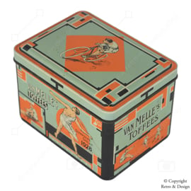 Nostalgie Olympique : Boîte Vintage Van Melle des Jeux d'Amsterdam de 1928