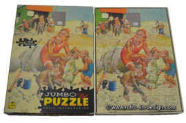Vintage Fünfzigerjahre Jumbo-Puzzle