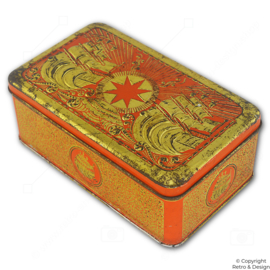 Orange STER Tobacco Tin with Embossed Lid – Theodorus Niemeyer NV