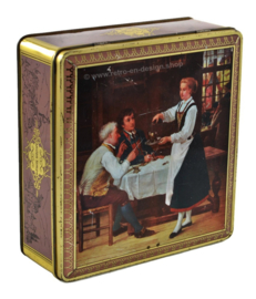 Vintage Blechdose Demaret markiert Jules Wagner 1818 - 1882 / Oude tijd - Ancien temps