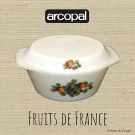 Vintage Kasserolle Arcopal Fruits de France
