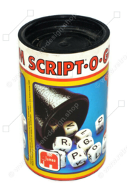 Vintage Script-O-Gram Würfelspiel von Jumbo Spiele