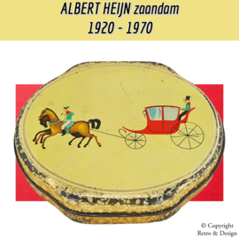 Boîte Nostalgique Albert Heijn – Un Objet de Collection Intemporel - Carrosse avec Chevaux