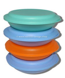 Set von 4 Tupperware Trendy Duettes, Teller / Geschirr